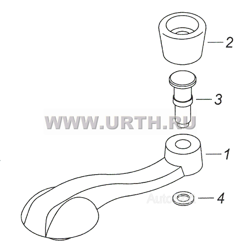 5320-6104060 Ручка стеклоподъемника